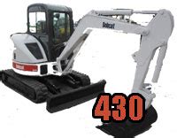 2007 bobcat 430 mini excavator|bobcat 430 mini excavator parts.